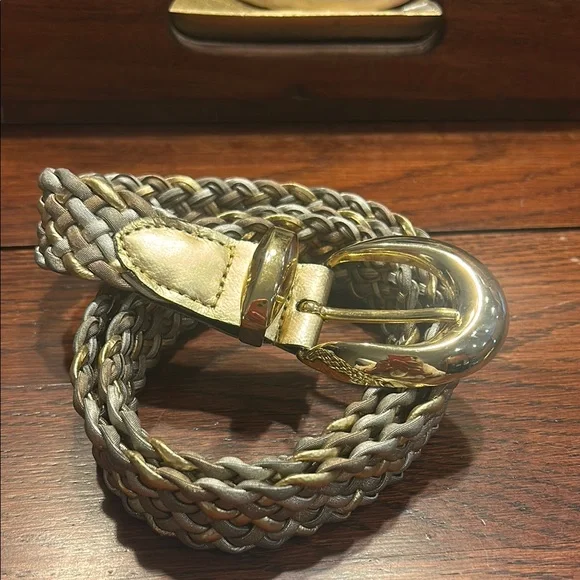 Accessories | Vintage Elegant Gold And Silver Braided Belt  display picture 3